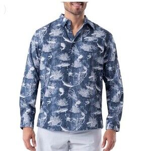 New Men’s Guy Harvey Fishing Button Down Shirt XXL